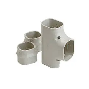 Rectorseal 86035 Slimduct Ivory Tee Power 6-1/2 X 4-7/8 X 2-5/8