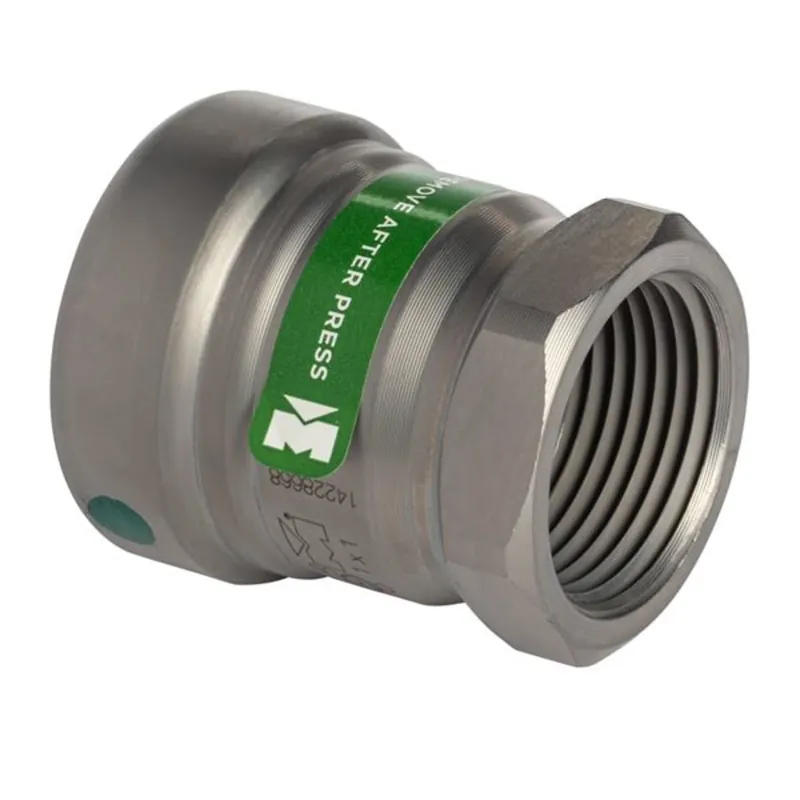 Mueller Streamline CP01263 1 Carbon Steel Press Fittings - Mechanical - Female Adapter P x FPT