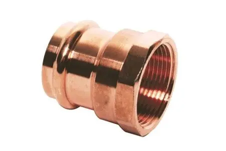 Mueller PF01265 Copper Female Adapter P X FPT 1'' X 1/2''