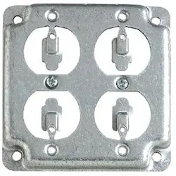 Thomas & Betts RS8 Cover, SC RS8 4SQ SURF, 2 Duplex, 1/2
