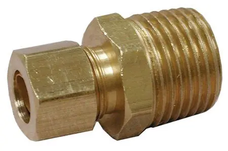 Jones Stephens C74071LF Connector Fitting 5/8 OD COMP X 1/2 MPT MALE CONNECTOR