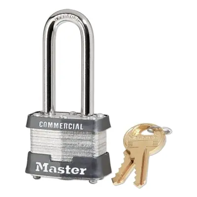 Master Lock 3KALH-0301 No. 3 Laminated Steel Padlock 9/32 in dia