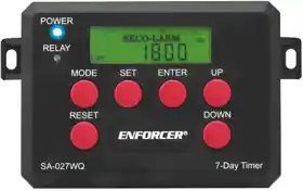 SECO-LARM USA INC SA-027WQ Programmable 7-Day Timer With Housing