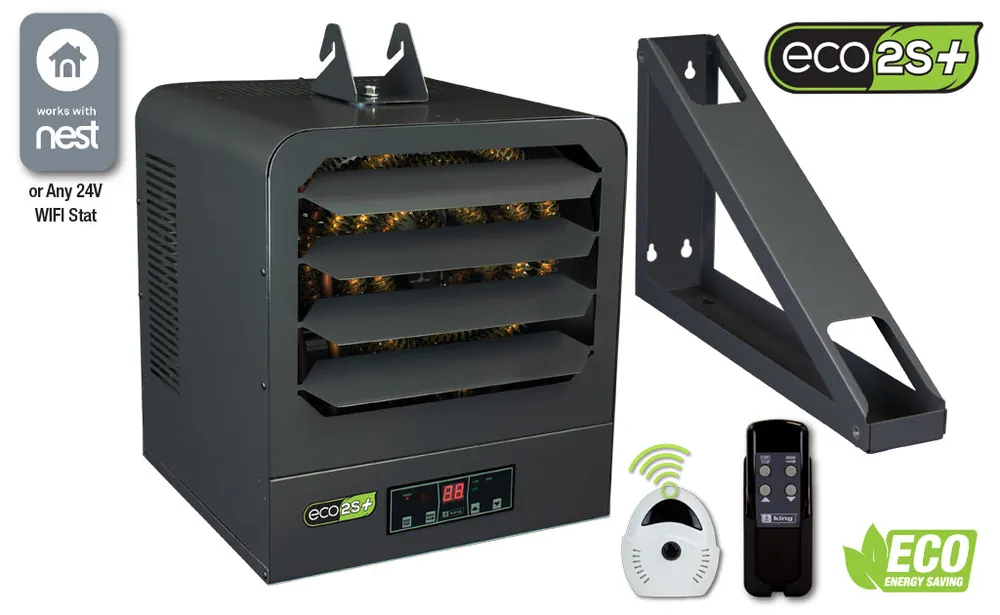 King Electric KB2404-1-ECO2S-PLUS Heater 240V 4KW 1PH