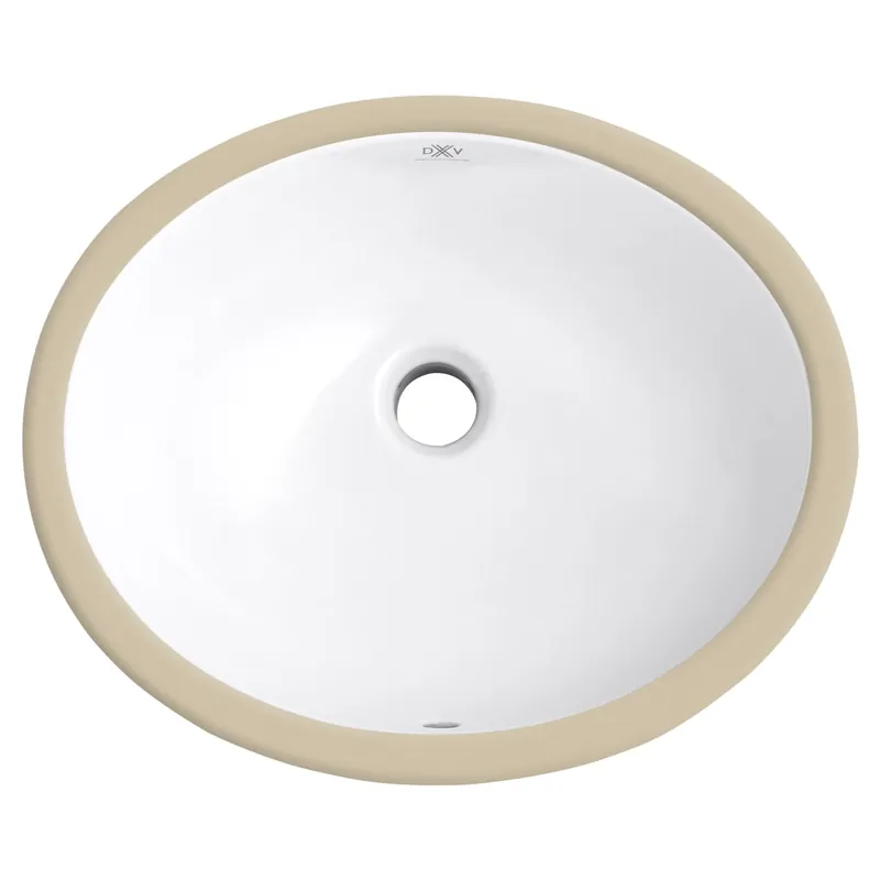 DXV D00495221.415 Bowen Oval Sink in Canvas White