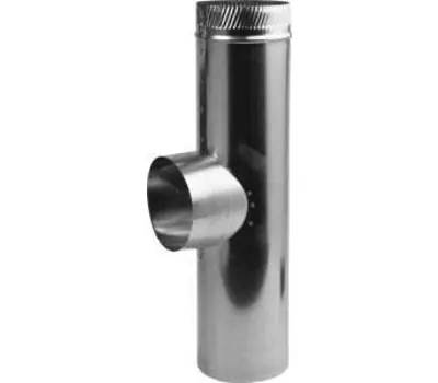 Gray Metal South 6-304-24 6X6X6 304 26GA 24 TEE