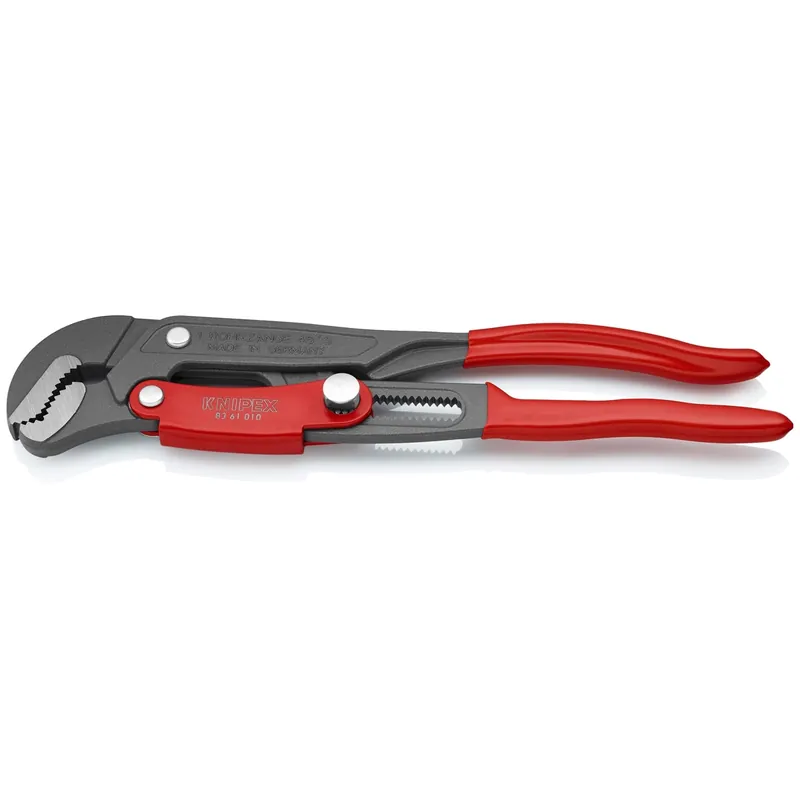 KNIPEX 8361010 Rapid Adjust Swedish Pipe Wrench-S-Type 13 in. Plastic Coating