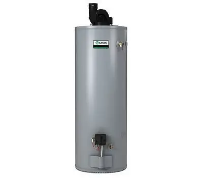 A O Smith BPD8000N010000310 Conservationist Power Direct Vent 75 gallon 76000 BTU Natural Gas Water Heater