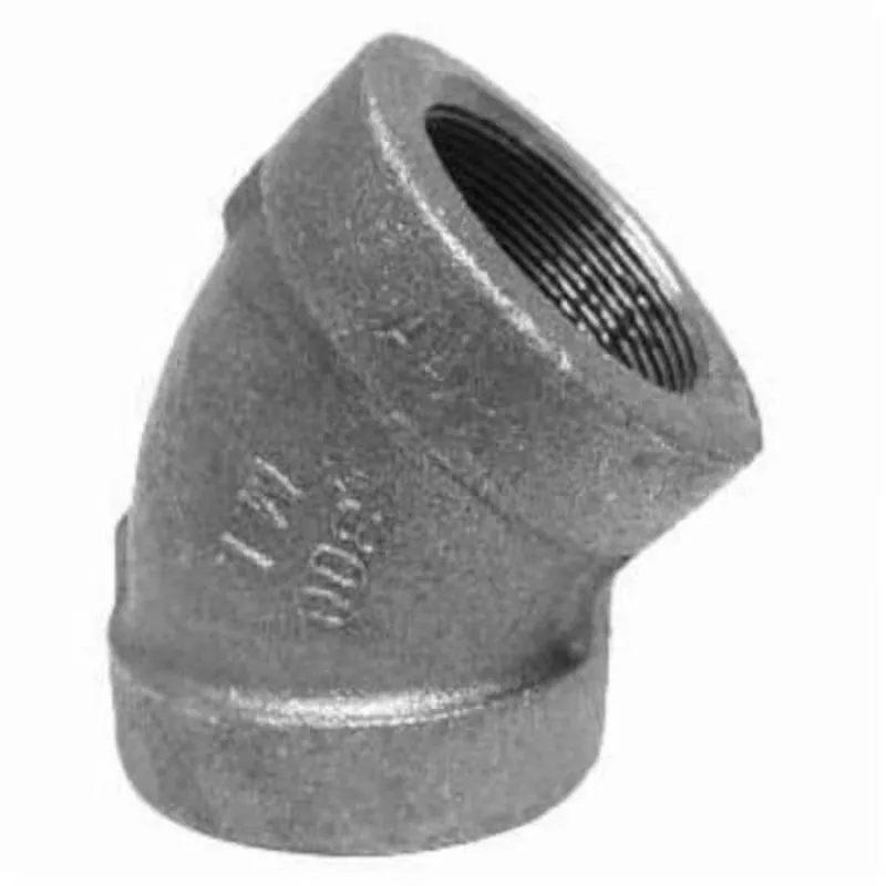 Midland Metal MFG 69181 1/4 SCH80 BLK 45 ELBOW