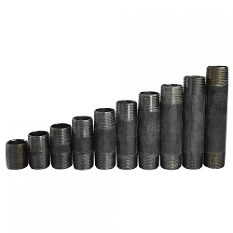 Midland Metal MFG 973570 1/2 Black Sch 40 Single Run Nipple Pack