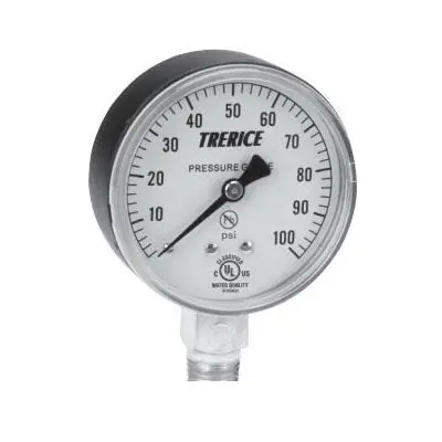 Trerice 800B2001LA60 800B Dry Utility Pressure Gauge 0 to 60 psi