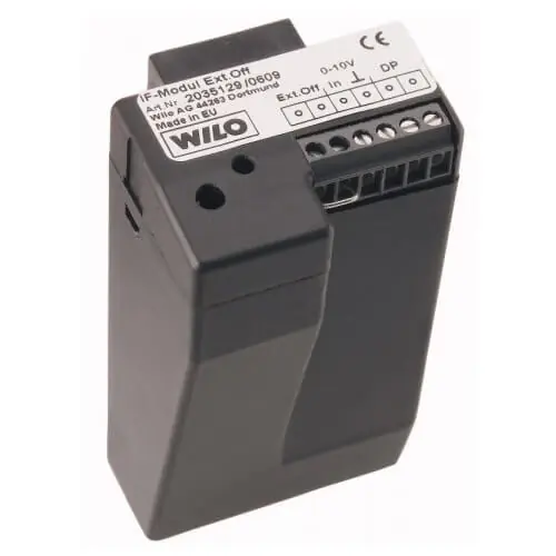 Wilo 2030475 Pump Interface Module External Off 0-10v DC Dual Pump