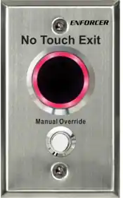 SECO-LARM SD-9263-KSVQ Outdoor Single-gang No-touch Sensor With Mechanical Override Button