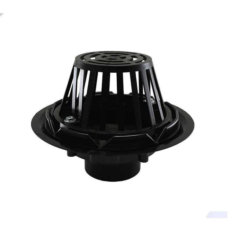 Jones Stephens R18018 4 in. ABS Roof Drain with Plastic Dome