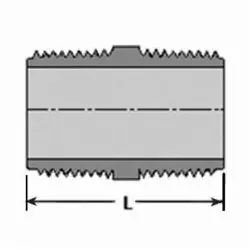 Spears 889-080C Pipe Nipple 3 in x 8 in L MNPT CPVC SCH 80/XH