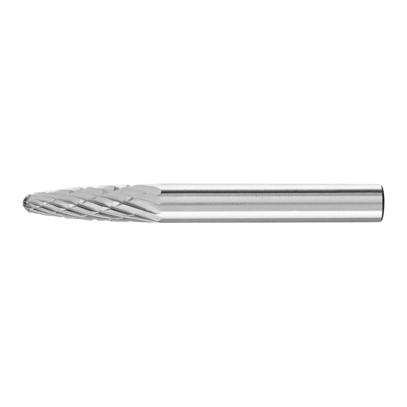 PFERD 24702 Universal Line Premium Grade Carbide Burr, Radius End, 3/8 in Diameter Head