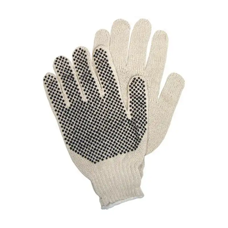 MCR Safety 9658S String Knit Work Gloves, Regular Weight, Small, Cotton Polyester Blend