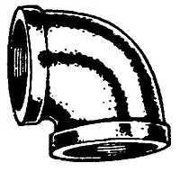 HOLYOKE FITTINGS 7100-16 Imported Cast Red Brass Pipe Fittings - Female Pipe 90 Elbow
