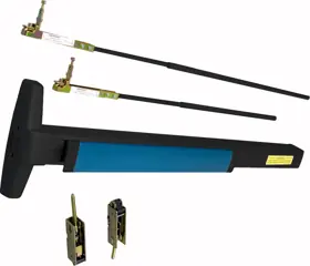 VON DUPRIN 3347A-EO-711-36 Concealed Vertical Rod Exit Device - Exit Only 36inch