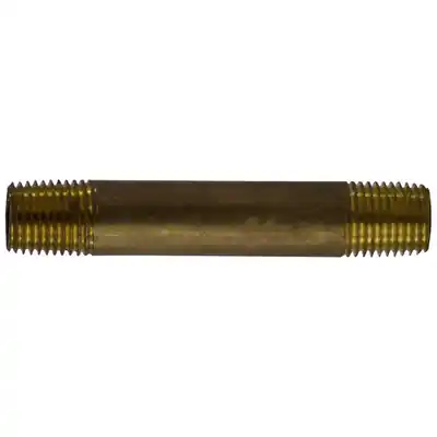 Midland Industries 40-021 1/4 X 1-1/2 Red Brass Nipple