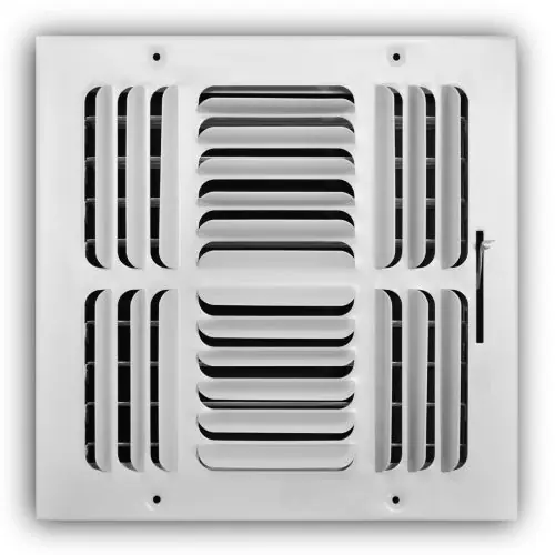 RECTORSEAL 404M10X10 10 x 10 4-Way STMPD CRVD Blade Multi-SHTR Damper