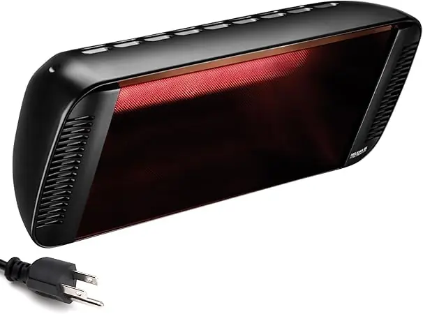 Heliosa 66 1500 Watt - 120VAC Optical Black with Plug and Switch