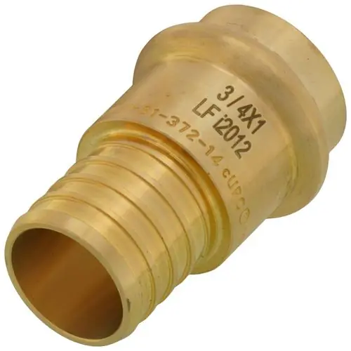 Webstone H-16804W-RX Transition Fitting 1 x 3/4 in