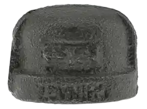 BOSHART 2-BLCA-05 Black Malleable Iron Cap 1/2 inch