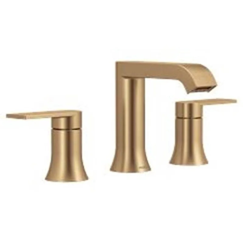 Moen TV6708BZG Genta LX Two-Handle High Arc Bathroom Sink Faucet