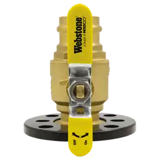 WEBSTONE H-81407HV-RF400 Press Round Isolator With Detachable Rotating Flange