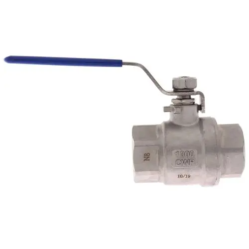 Boshart SSBV304-30 3 FPT Stainless Steel Full-Port 2-Piece Ball Valve 1000 PSI CWP LF