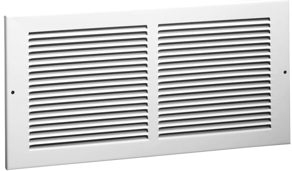 HART & COOLEY 6501210W Steel Return Air Grille 12 inches x 10 inches