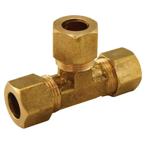 JONES STEPHENS C74039 Brass Compression Tee 5/8 inch