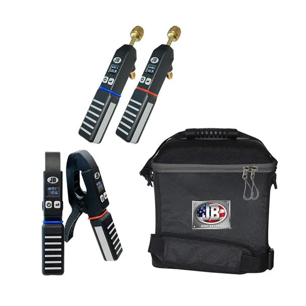 JB INDUSTRIES CC-2-CP Climate Class Probe Kit with 2 Temperature Clamps and 2 Pressure Probes