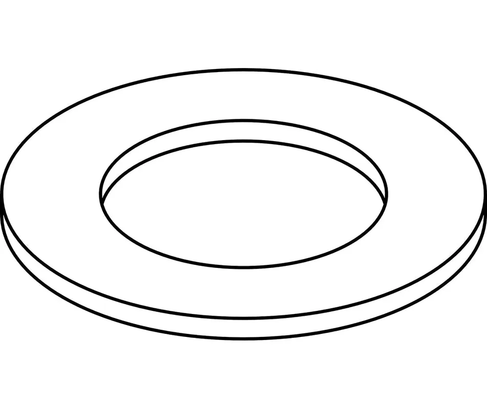 Central Brass X991-C Rubber Washer for Trip Lever Bath Drain (4/pk)