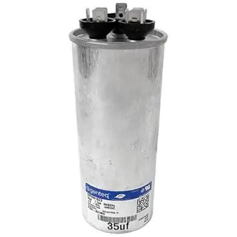 AMERICAN STANDARD SFCAP35D75440R 35 + 7.5 uf MFD 440 Volt VAC Capcom Round Dual Run Capacitor REPLACEMENT SFCAP35D75440R