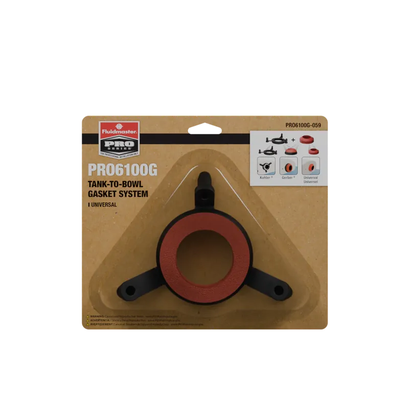 Fluidmaster PRO6100G-059-P10 Universal Tank to Bowl Gasket System 2 inch