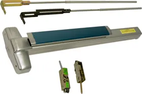 VON DUPRIN 9947EO-F-626-36 Fire Rated CVR Concealed Vertical Rod Exit Device 36