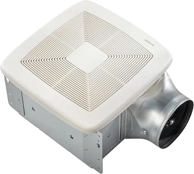 BROAN-NUTONE QTXEG110X QT Series Very Quiet 80 CFM Ceiling Bathroom Exhaust Fan