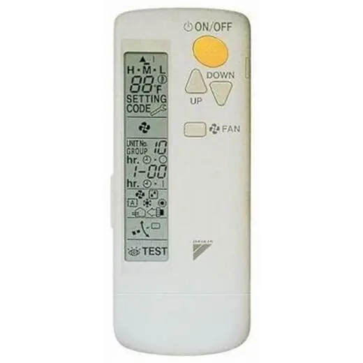 DAIKIN BRC082A41W Wireless Controller