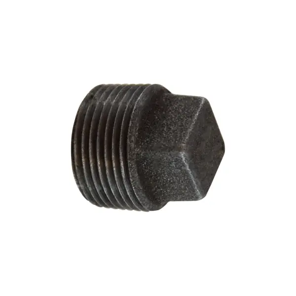 Midland Industries 65658 Malleable Iron #150 Fitting - Square Head Plug - Male NPT