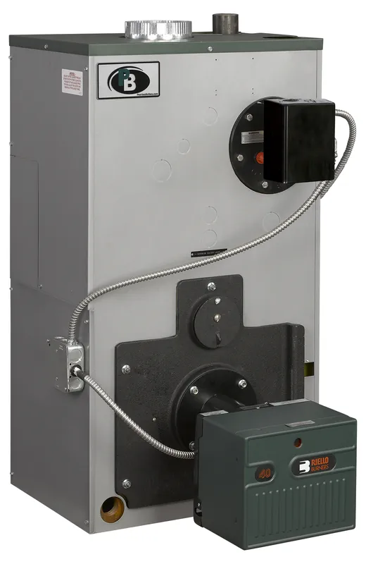 PEERLESS 69917 Oil Water Boiler with Tankless Coil and Taco 007 Circulator
