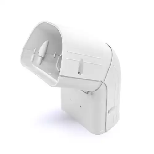 RectorSeal 84148 Fortress Lineset Covers 4.5 inches 45-90 degrees Adjustable Vertical Elbow