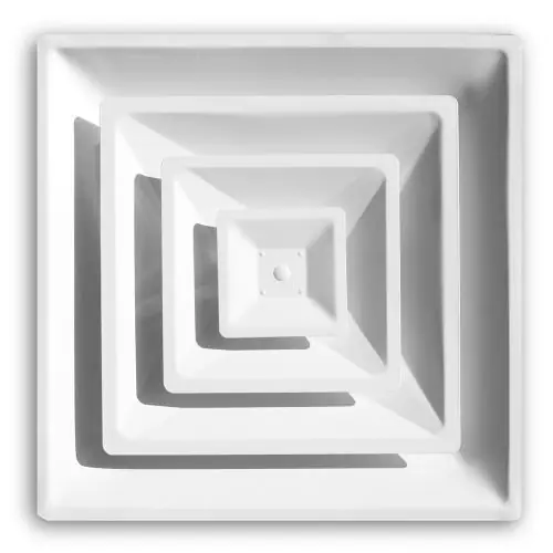 RECTORSEAL 2004CD12IN Ceiling Module, 3 Cone Step Down, Steel, 12 DIA Neck