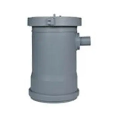 Centrotherm Eco Systems ISHDF06 InnoFlue Drain Fitting Horizontal 6 in Dia Nominal