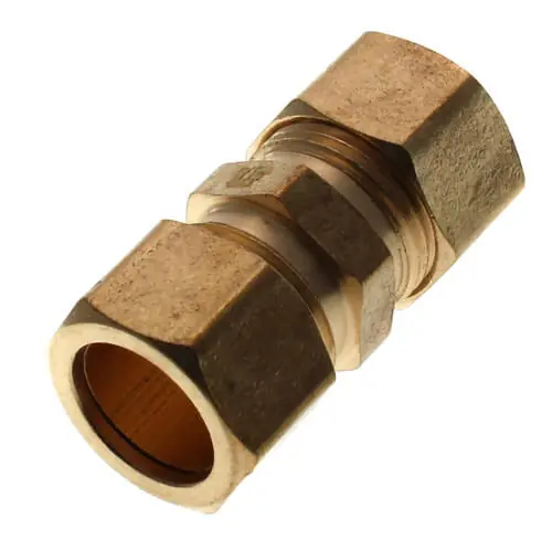 JONES STEPHENS C74027 Brass Compression Union 5/8 inch OD Lead Free
