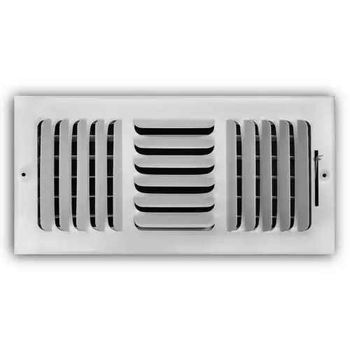 RECTORSEAL 403M14X06 14 x 6 3-Way Stamped Curved Blade Multi-Shutter Damper