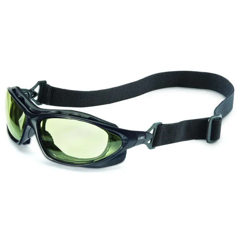 Honeywell S0609HS Seismic Black Safety Glasses With Green Anti-Fog Anti-Scratch IR Filter Lens
