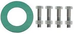 Generic GSNAG2.5 Bolt Pack - 2-1/2 Inches 150lb Flange Gasket w Nuts & Bolts (4)