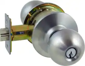 SCHLAGE C2000-CLRM-B-630-KDC Classroom Cylindrical Lock